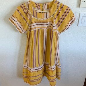dRA Yellow Striped Dress